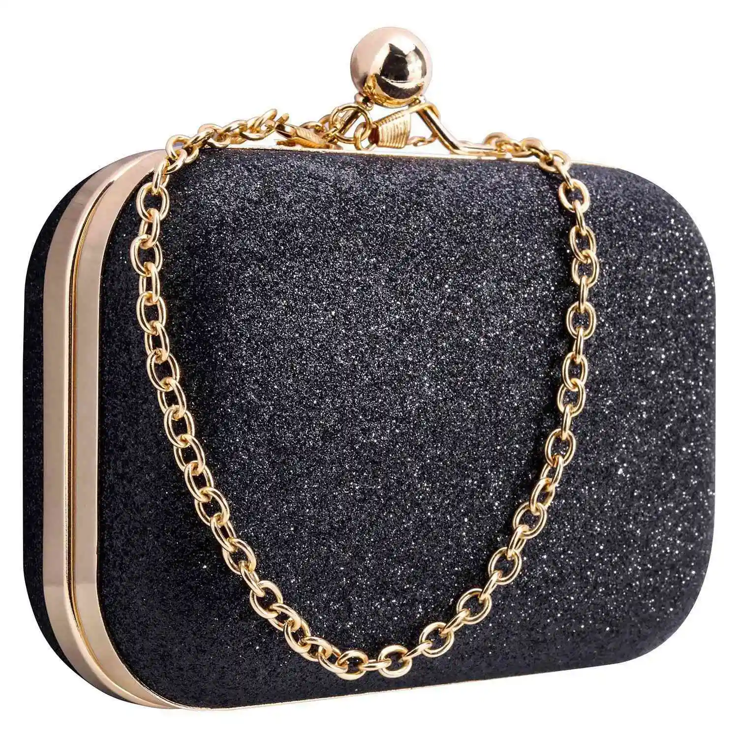 DCOS Women's bling evening party handbag Wedding ball clutch bag with chain Mini Birthday gift Valentine's Day Handbag Black
DCOS Women's bling evening party handbag Wedding ball clutch bag with chain Mini Birthday gift Valentine's Day Handbag Black