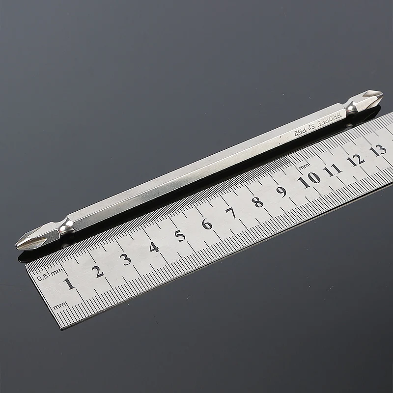 1pcs 1/4" Double Head Screwdriver Bits 150mm Long Hex Shank Anti Slip Electric Set Dual Ended Magnetic Electric Screwdriver Bit
1pcs 1/4" Double Head Screwdriver Bits 150mm Long Hex Shank Anti Slip Electric Set Dual Ended Magnetic Electric Screwdriver Bit