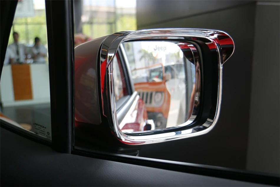 Lapetus Accessories For Jeep Renegade 2015 - 2020 Rearview Mirror Rain Eyebrow Deflector Blades Rear View Back Mirror Cover Kit
Lapetus Accessories For Jeep Renegade 2015 - 2020 Rearview Mirror Rain Eyebrow Deflector Blades Rear View Back Mirror Cover Kit