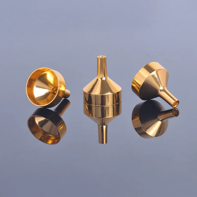 MUB - 5PCS Mini Metal Aluminum Liquid Funnels For Perfume Essential Oil Bottle Stainless Steel Cosmetics Lotion Funnels Portable
MUB - 5PCS Mini Metal Aluminum Liquid Funnels For Perfume Essential Oil Bottle Stainless Steel Cosmetics Lotion Funnels Portable