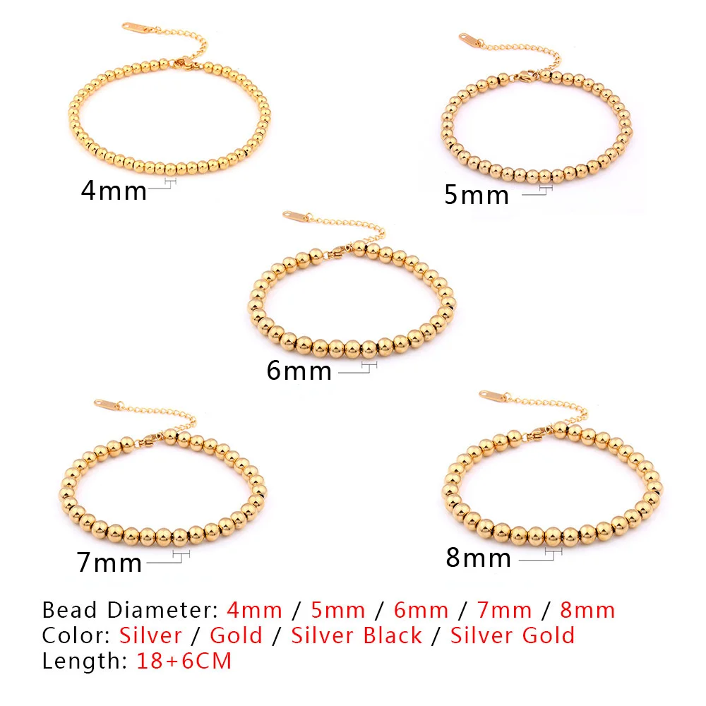 Fashion Charm Femme Beads Bracelet Stainless Steel Bracelet Men Bracelet For Women Beaded Bracelet Jewelry Best Friend Gift
Fashion Charm Femme Beads Bracelet Stainless Steel Bracelet Men Bracelet For Women Beaded Bracelet Jewelry Best Friend Gift