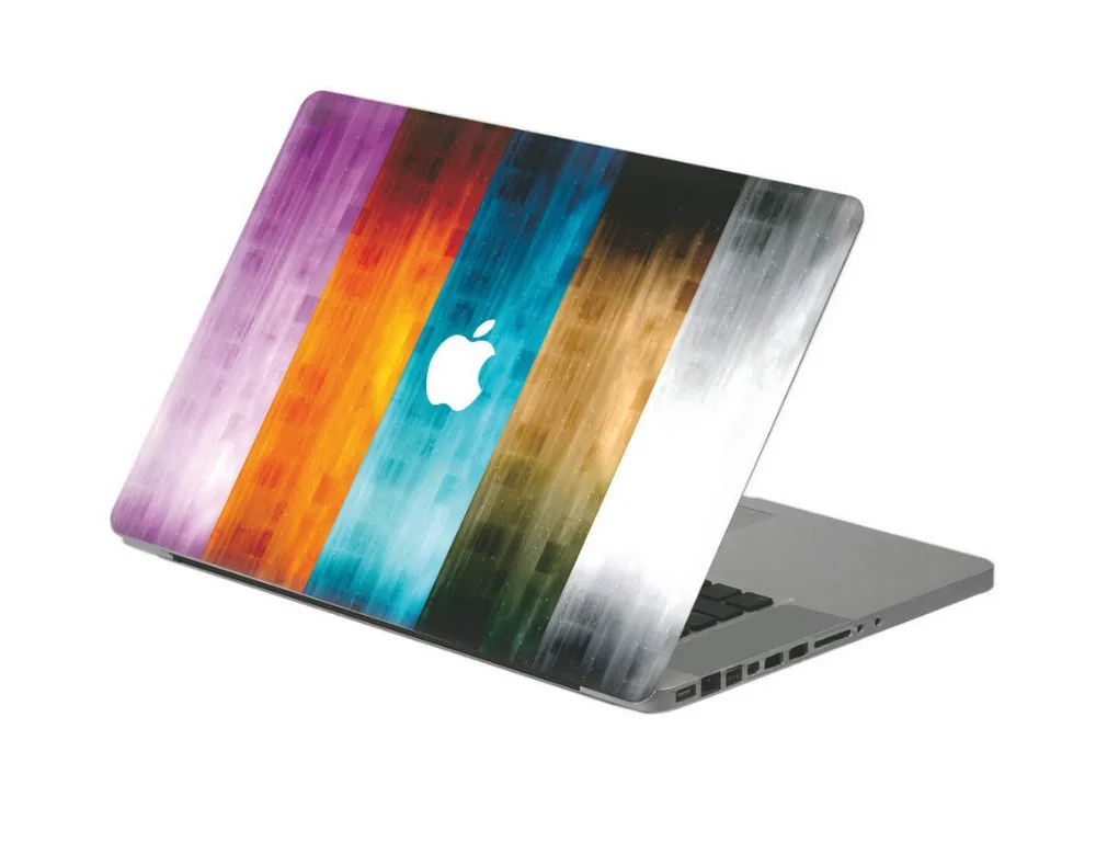 Градиентные цветные наклейки на весь корпус для ноутбука сделай сам Macbook Air Pro Retina