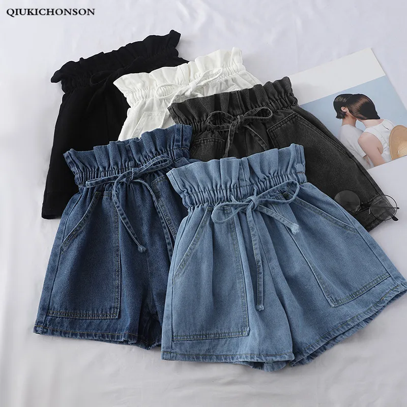 Ruffled Frilly Bow Design High Waisted Shorts Jeans Short Trousers Ladies Mini Shorts Big Slant Pocket Casual Denim Shorts Women
Ruffled Frilly Bow Design High Waisted Shorts Jeans Short Trousers Ladies Mini Shorts Big Slant Pocket Casual Denim Shorts Women