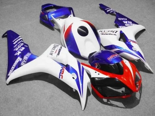 Custom motorcycle Injection Fairings kits for (hd) 06 07 CBR1000RR 2006 2007 CBR 1000RR fireblade white blue HRC fairing kits
Custom motorcycle Injection Fairings kits for (hd) 06 07 CBR1000RR 2006 2007 CBR 1000RR fireblade white blue HRC fairing kits