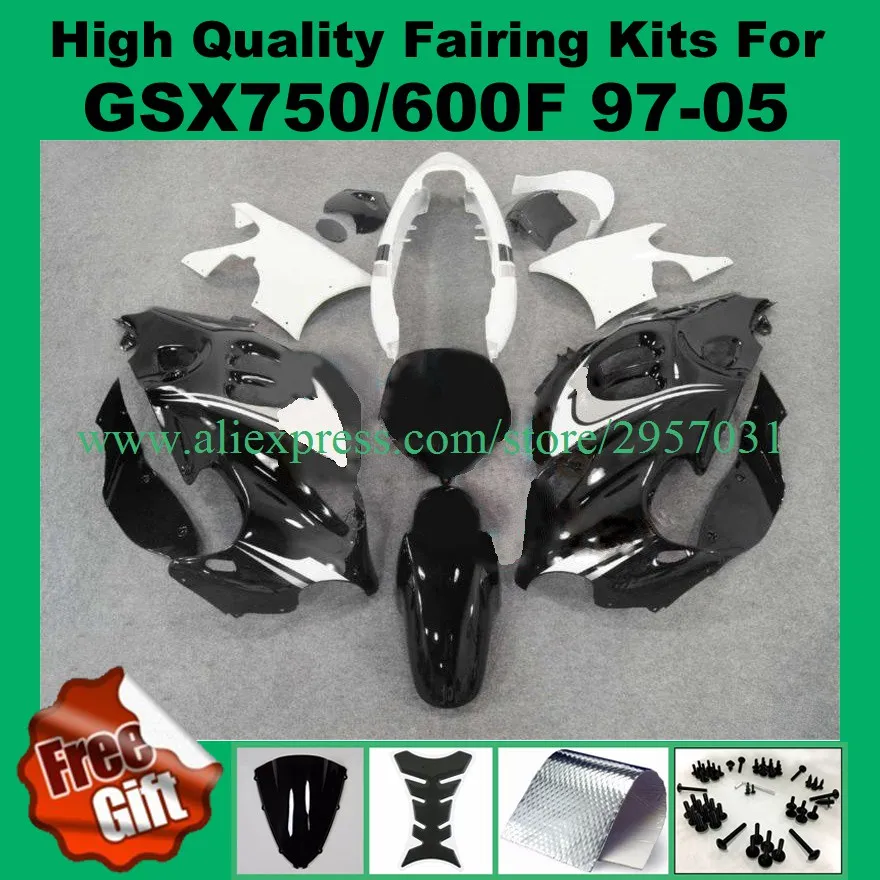 9Gifts, fairing kit for SUZUKI GSX600F GSX750F katana 1997 - 2005 GSX 600F 750F 97 98 99 00 01 02 03 04 05 fairings white black
9Gifts, fairing kit for SUZUKI GSX600F GSX750F katana 1997 - 2005 GSX 600F 750F 97 98 99 00 01 02 03 04 05 fairings white black