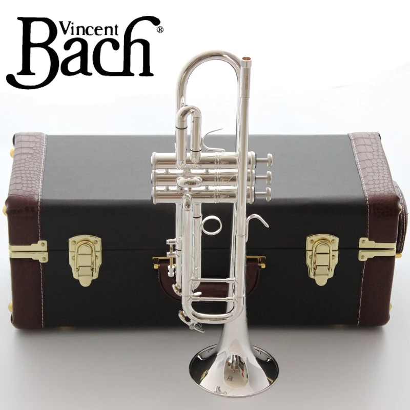 Американский оригинал bach труба золото и серебро покрытием серебра ab 190s
