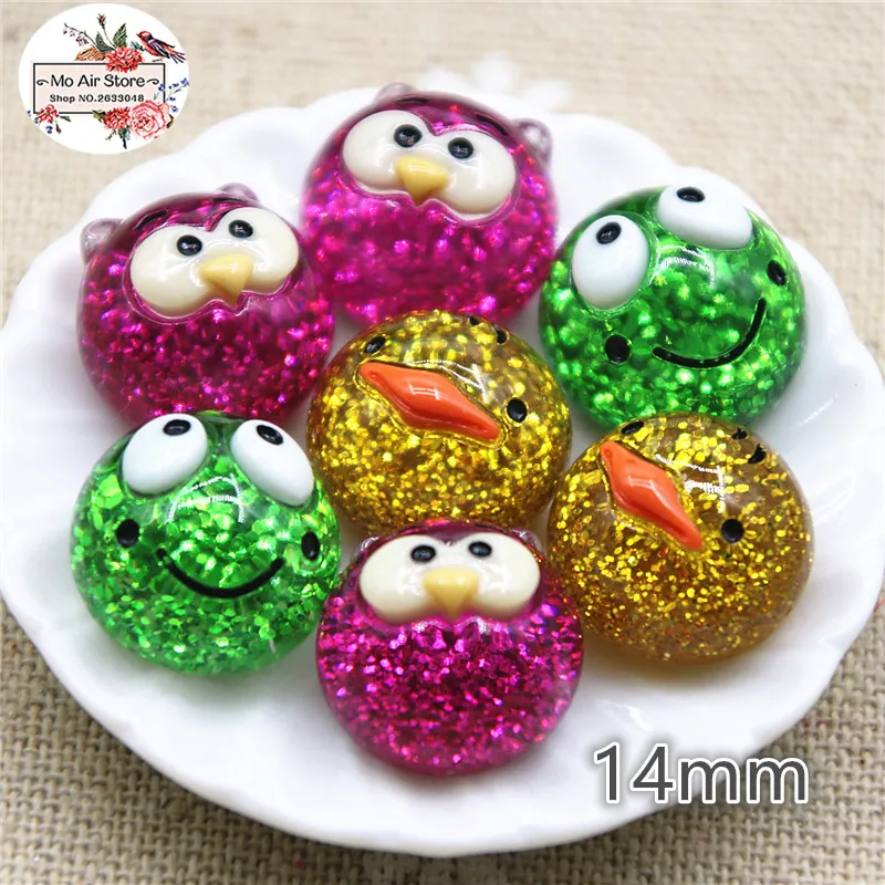 10pcs round shiny frog/owl/chick Resin Flackback Cabochon Art Supply Decoration Charm DIY accessories craft
10pcs round shiny frog/owl/chick Resin Flackback Cabochon Art Supply Decoration Charm DIY accessories craft