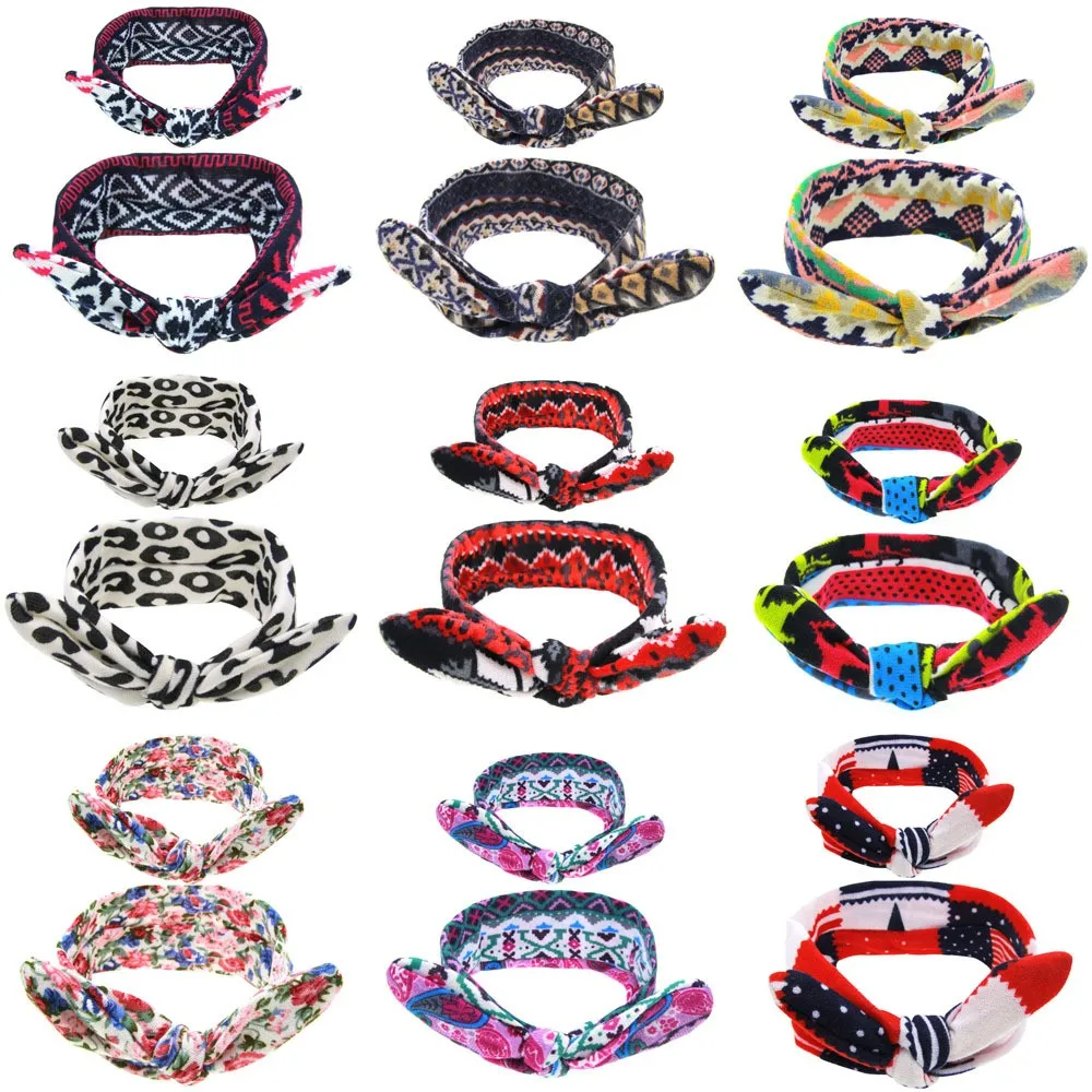 27pairs/lot Hair band suits Bow headbands -knitted elastic headbands for adults and kids , printed color fabric hairbands
27pairs/lot Hair band suits Bow headbands -knitted elastic headbands for adults and kids , printed color fabric hairbands