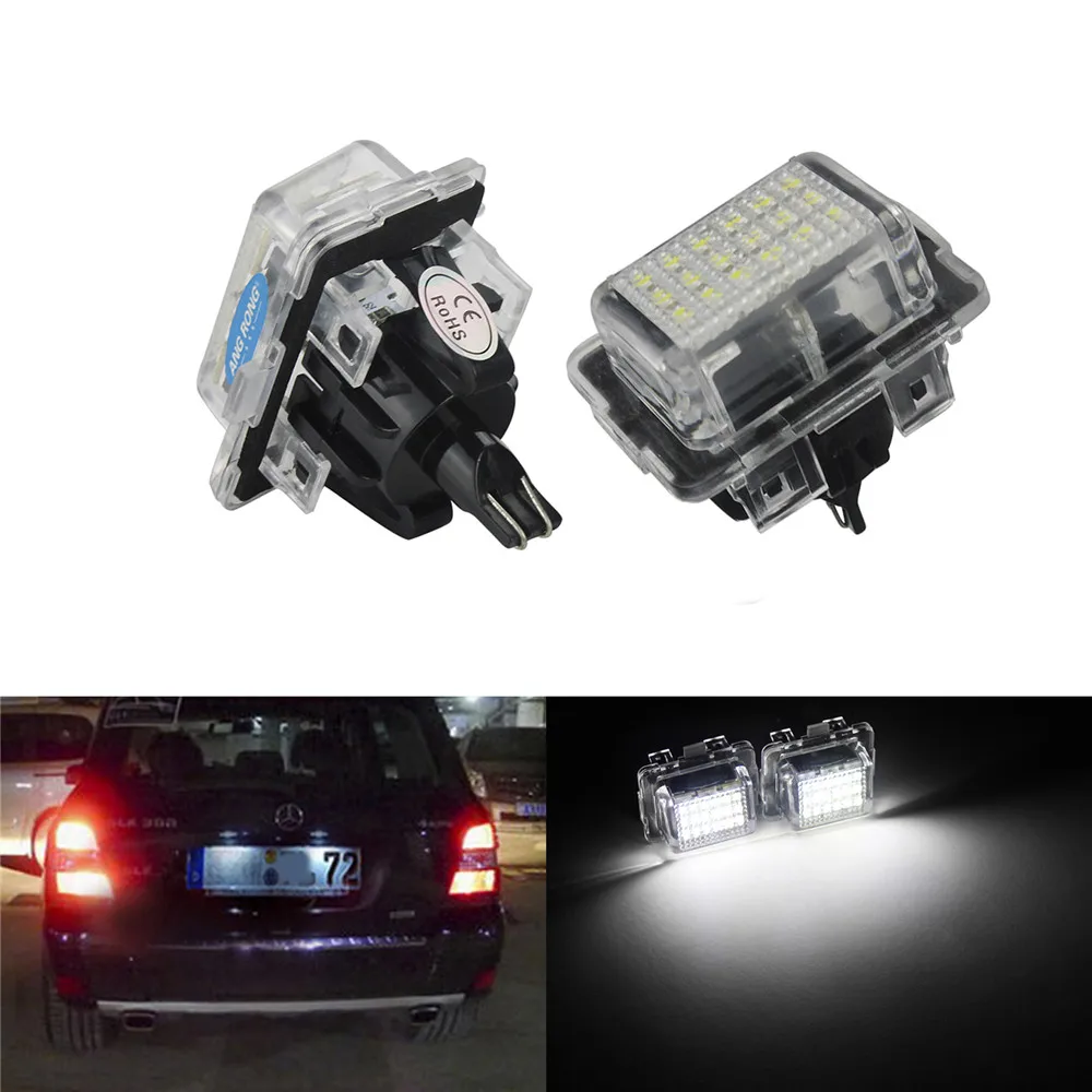 ANGRONG 18 SMD LED Car License Number Plate Light Lamp For Mercedes Benz C207 W204 W212 R231 W221 W222
ANGRONG 18 SMD LED Car License Number Plate Light Lamp For Mercedes Benz C207 W204 W212 R231 W221 W222
