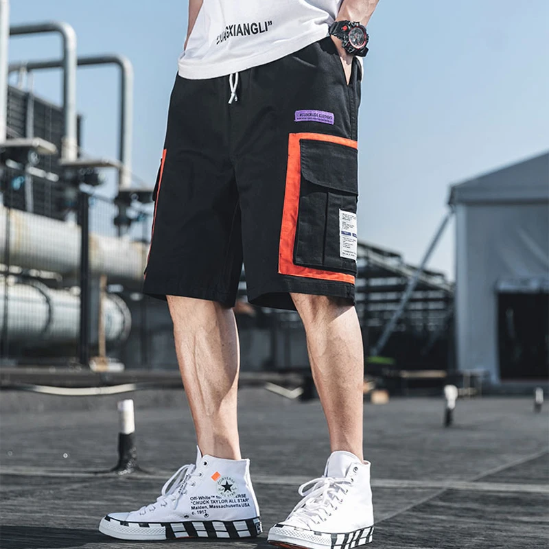 Western Novo Color Patchwork Stylish Men's Cargo Short-Pants Hip Hop Summer Male Elastic Waist Casual Shorts Loose Trunks
Western Novo Color Patchwork Stylish Men's Cargo Short-Pants Hip Hop Summer Male Elastic Waist Casual Shorts Loose Trunks