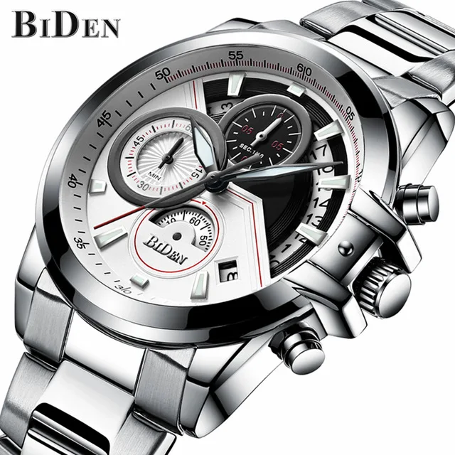 2019 BIDEN Multifunction Quartz Watch Top Brand Luxury Men Watches Fashion Man Wristwatches Stainless Steel Relogio Masculino
2019 BIDEN Multifunction Quartz Watch Top Brand Luxury Men Watches Fashion Man Wristwatches Stainless Steel Relogio Masculino