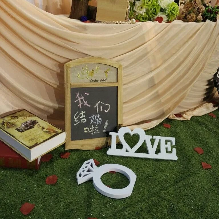 Background Furnishing Articles Wooden Blackboard Valentine's Day Wedding Photo Props Blackboard Wedding CakeTable Decorations
Background Furnishing Articles Wooden Blackboard Valentine's Day Wedding Photo Props Blackboard Wedding CakeTable Decorations