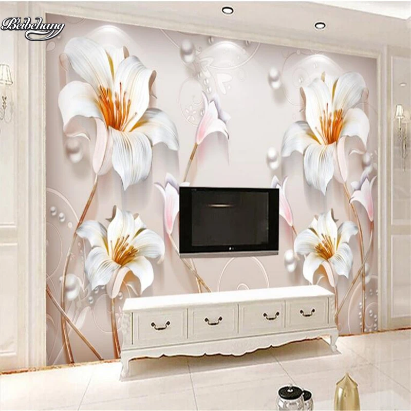 wellyu Relief lily three - dimensional flowers new Chinese - style backdrop custom large - scale fresco non - woven wallpaper
wellyu Relief lily three - dimensional flowers new Chinese - style backdrop custom large - scale fresco non - woven wallpaper