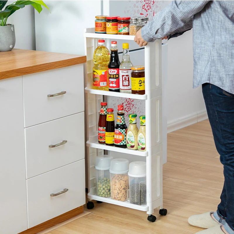 The Goods For Kitchen Storage Rack Fridge Side Shel Removable With Wheels Bathroom Organizer Gap 4-layer Space Saving Organizer
The Goods For Kitchen Storage Rack Fridge Side Shel Removable With Wheels Bathroom Organizer Gap 4-layer Space Saving Organizer