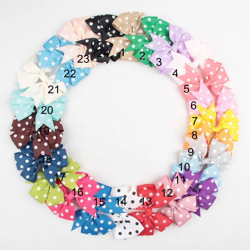 Nishine 120pcs/lot 3.4" Dot Ribbon Bow For DIY Children Headband Hairpins Girls Women Headwear Hair Accessories(Color:24 Colors)
Nishine 120pcs/lot 3.4" Dot Ribbon Bow For DIY Children Headband Hairpins Girls Women Headwear Hair Accessories(Color:24 Colors)