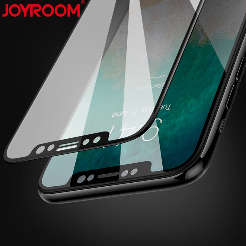 JOYROOM 3D Изогнутые мягкий край закаленное стекло для iphone 6 6S 7 8 плюс полный экран