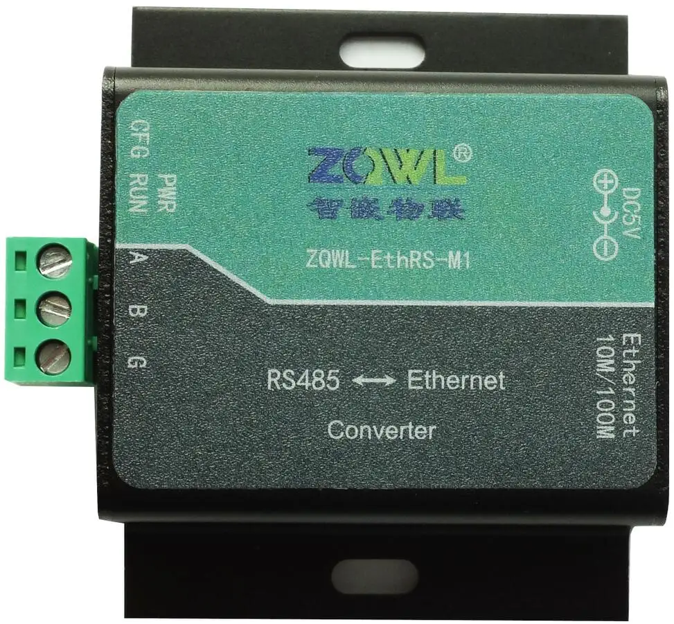 Сервер Ethernet с последовательным портом к сети RS485 Modbus TCP|Крышки переключателей| |