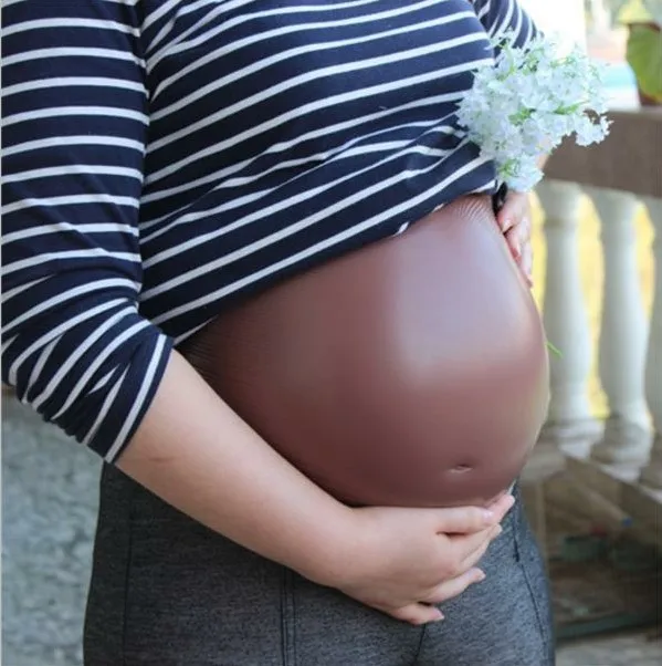 Пупок силиконовый для беременных мужчин и женщин 1850 г|fake pregnant belly|pregnant bellyfake |
