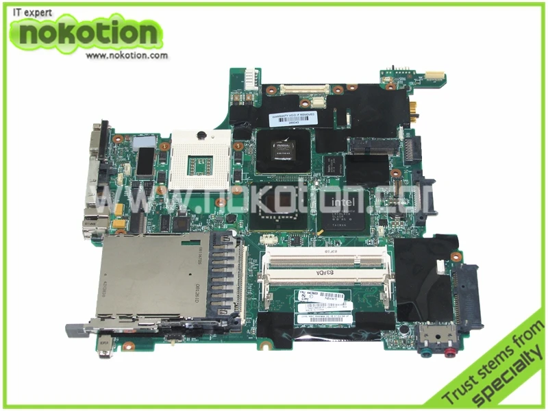 Материнская плата NOKOTION FRU 44C3933 для ноутбука Lenovo Thinkpad R61 T61 Материнские платы 965PM DDR2 NVS 140M графическая материнская плата
Материнская плата NOKOTION FRU 44C3933 для ноутбука Lenovo Thinkpad R61 T61 Материнские платы 965PM DDR2 NVS 140M графическая материнская плата