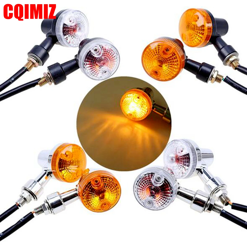 1 Pair Motorcycle Turn Signal Lights Indicator Lamp Amber Bulb Cafe Racer Flashers For Kawasaki Suzuki Harley 883 GN125
1 Pair Motorcycle Turn Signal Lights Indicator Lamp Amber Bulb Cafe Racer Flashers For Kawasaki Suzuki Harley 883 GN125