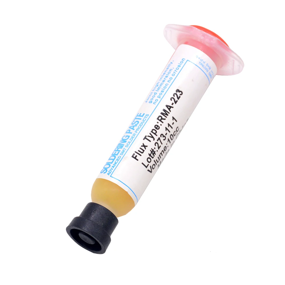 DIY Solder Soldering Paste 10cc Flux Grease RMA223 RMA-223 for Chips Computer Phone LED BGA SMD PGA PCB Repair Tool
DIY Solder Soldering Paste 10cc Flux Grease RMA223 RMA-223 for Chips Computer Phone LED BGA SMD PGA PCB Repair Tool
