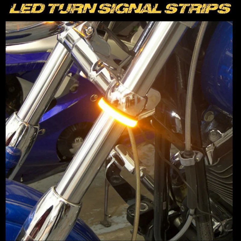 12V LED Turn Signal Light Motorcycle Fork Strip Light Amber Waterproof Front Shock Indicator Lamp turn signals motorcycles New
12V LED Turn Signal Light Motorcycle Fork Strip Light Amber Waterproof Front Shock Indicator Lamp turn signals motorcycles New