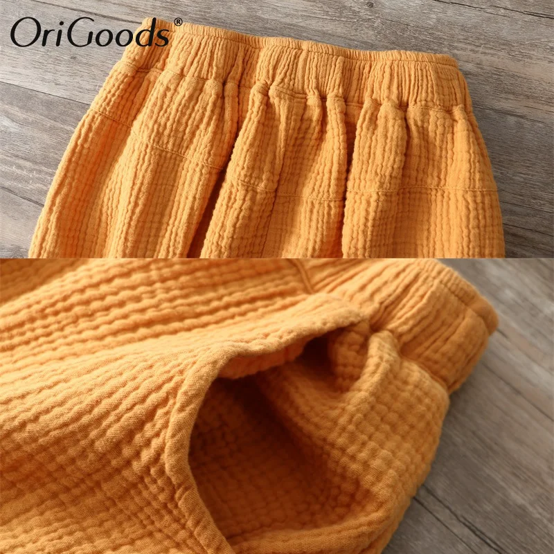 OriGoods Elastic waist Women Harem Pants Summer Cotton Casual Slim Capris Pants Original design Harem Trousers Women Pants C059
OriGoods Elastic waist Women Harem Pants Summer Cotton Casual Slim Capris Pants Original design Harem Trousers Women Pants C059