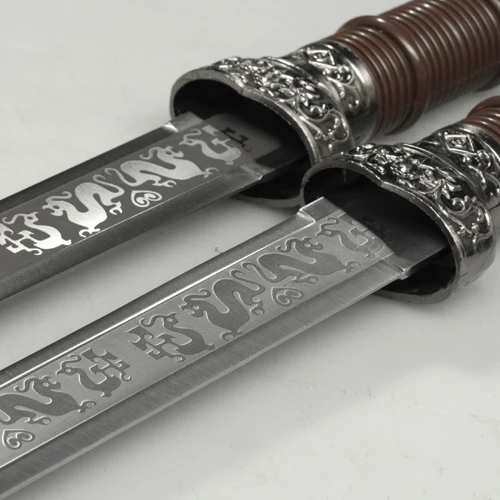

Han Jian sword swords black Wolong hard sword Excalibur sword crafts film and television props cos gifts collection is not open