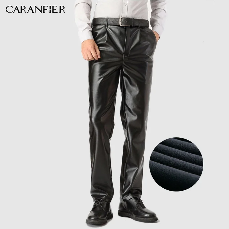 CARANFIER 2019 Mens Business Slim Fit Stretchy Black Faux Leather Pants Male Elastic Loose Trousers Leather Shiny black Pants
CARANFIER 2019 Mens Business Slim Fit Stretchy Black Faux Leather Pants Male Elastic Loose Trousers Leather Shiny black Pants