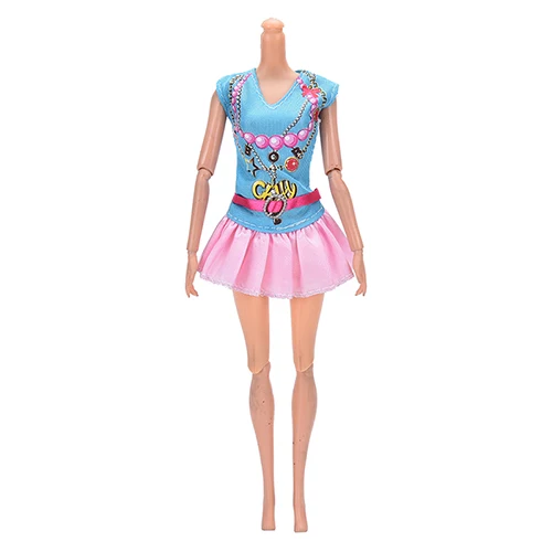 Один комплект оригинальной одежды для куклы платье модная юбка вечернее девочки