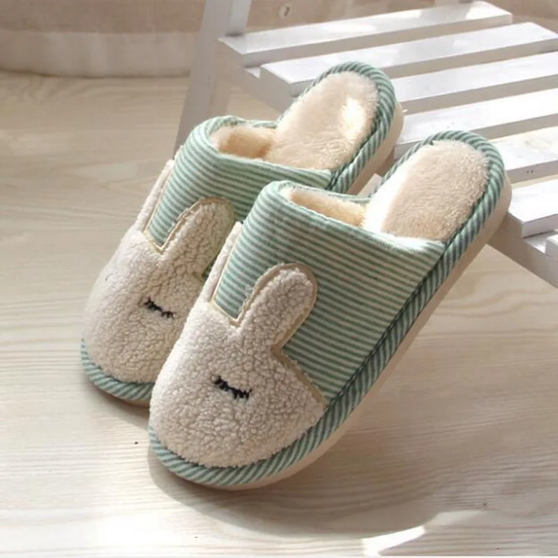 WOmen Autumn Home Slippers Cartoon rabbit Shoes Non-slip Soft Winter Warm House Slippers Indoor Bedroom Lovers Couples Floor Sho
WOmen Autumn Home Slippers Cartoon rabbit Shoes Non-slip Soft Winter Warm House Slippers Indoor Bedroom Lovers Couples Floor Sho