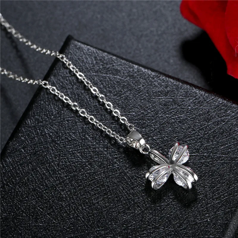 FYM High Quality 3 Colors Flower Shape Cubic Zircon Classic Silver Color Pendants Necklaces For Women Jewelry Party
FYM High Quality 3 Colors Flower Shape Cubic Zircon Classic Silver Color Pendants Necklaces For Women Jewelry Party