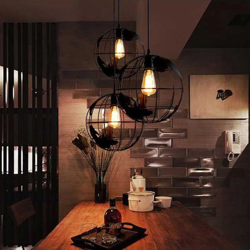 Novelty Minimalist iron globe Pendant Lights industrial loft globe lantern creative restarant cafe bar dinning room Pendant lamp
Novelty Minimalist iron globe Pendant Lights industrial loft globe lantern creative restarant cafe bar dinning room Pendant lamp