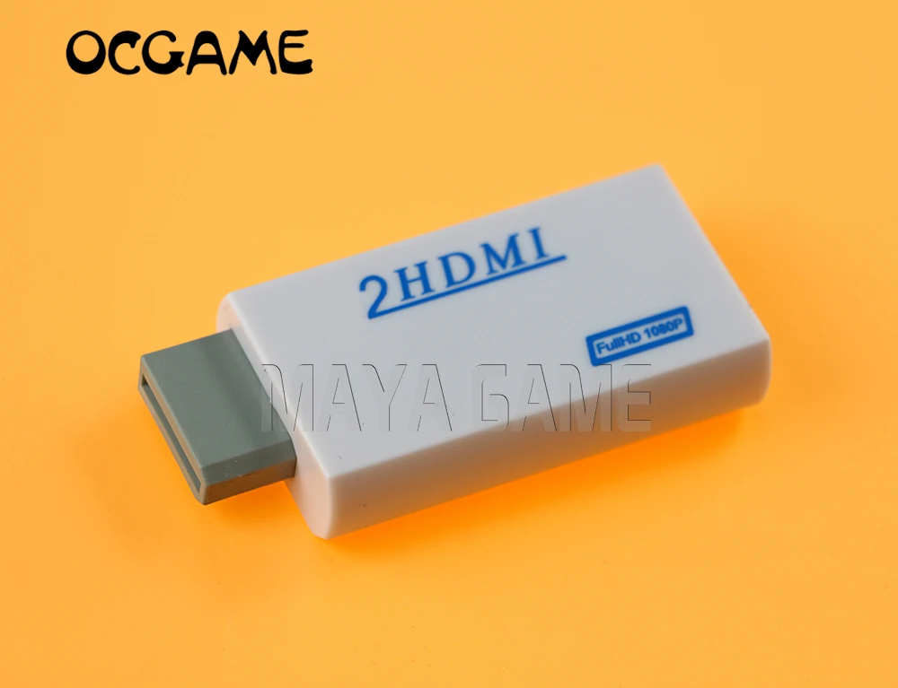 Оригинальный адаптер-преобразователь Wii2HDMI для Wii в HDMI аудиовыход 3 5 мм Full HD 720P 1080P