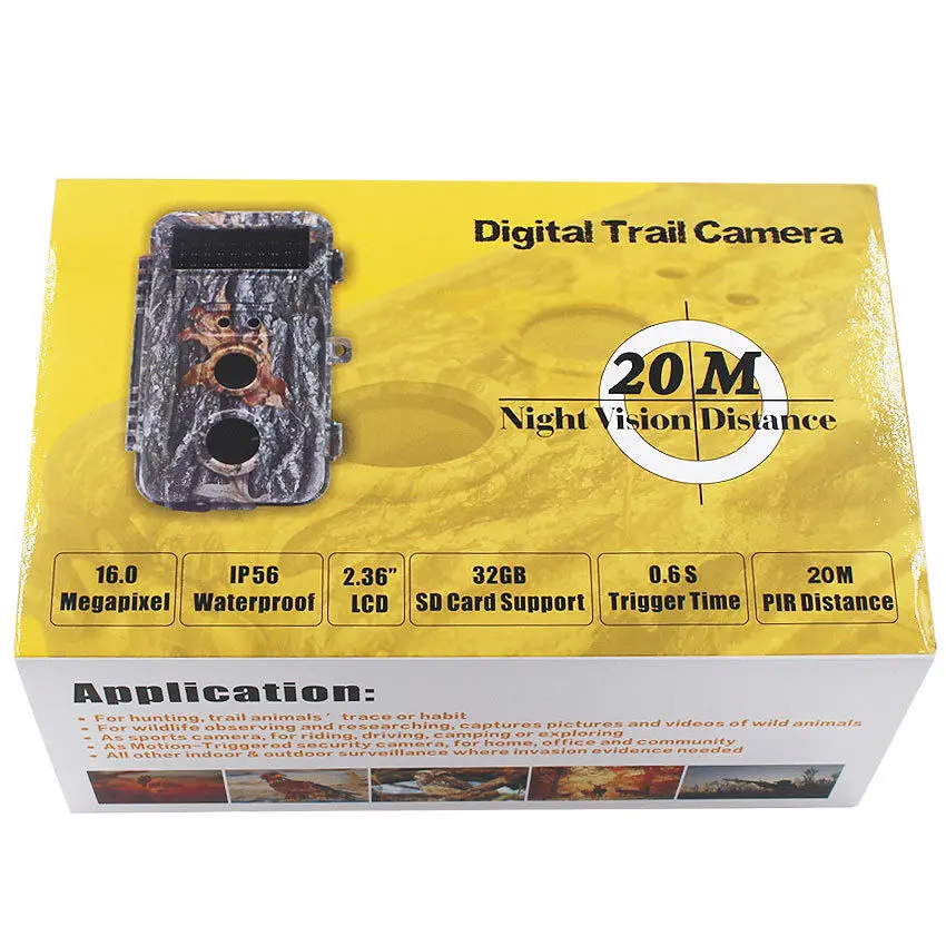 Hunting Camera 16MP Video Game and Trail Hunting Digital Tracking Camera Wildlife Hunter Cam Motion Sensor Activate Waterproof C
Hunting Camera 16MP Video Game and Trail Hunting Digital Tracking Camera Wildlife Hunter Cam Motion Sensor Activate Waterproof C
