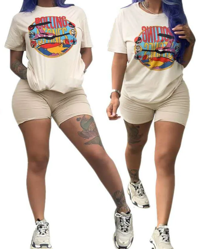 Hitmebox Women Round Neck Letter Printed Short Sleeve Casual Fit Pullover T shirt + Straight Short Pant Sports Suits Actives Set
Hitmebox Women Round Neck Letter Printed Short Sleeve Casual Fit Pullover T shirt + Straight Short Pant Sports Suits Actives Set