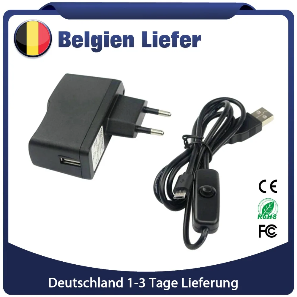 5 В 2.5A 2500mA USB + Micro переключатель на от кабеля стены Зарядное устройство Адаптеры