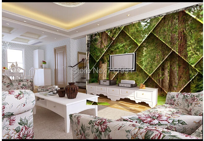 Custom 3D stereo wallpaper, forest for the living room TV backdrop of vinyl wallpaper Papel de parede
Custom 3D stereo wallpaper, forest for the living room TV backdrop of vinyl wallpaper Papel de parede