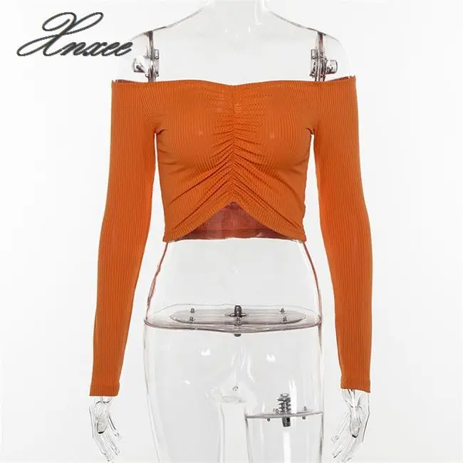 Sweater Women Sexy Off Shoulder V-Neck Solid Drawstring Women Sweaters Knitted Jumper Tops Long Sleeve Pullover Sweater Xnxee
Sweater Women Sexy Off Shoulder V-Neck Solid Drawstring Women Sweaters Knitted Jumper Tops Long Sleeve Pullover Sweater Xnxee