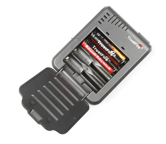 

2 x TrustFire 18650 3.7V 2400mAh Rechargeable Protected Batteries + TrustFire Universal Charger TR-003 4P Li-ion Battery Charger