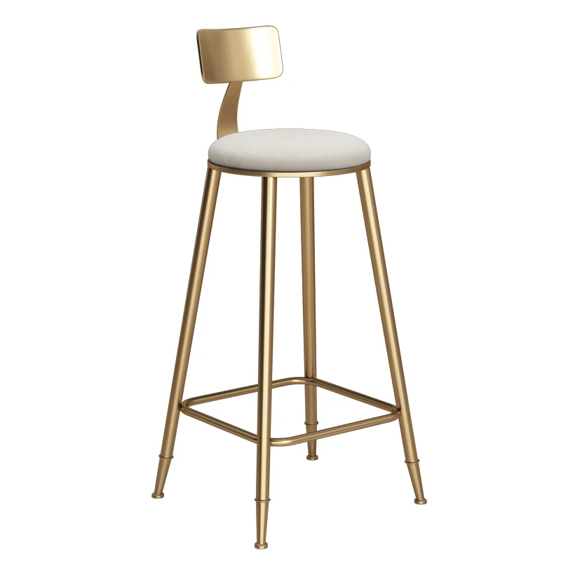 0% Bar stool Nordic wrought iron bar chair front bar stool home backrest bar cashier front desk high stool
0% Bar stool Nordic wrought iron bar chair front bar stool home backrest bar cashier front desk high stool
