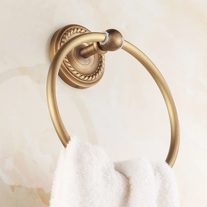 Vidric Медь антикварное кольцо для полотенца ванной комнаты Кухня полотенце с