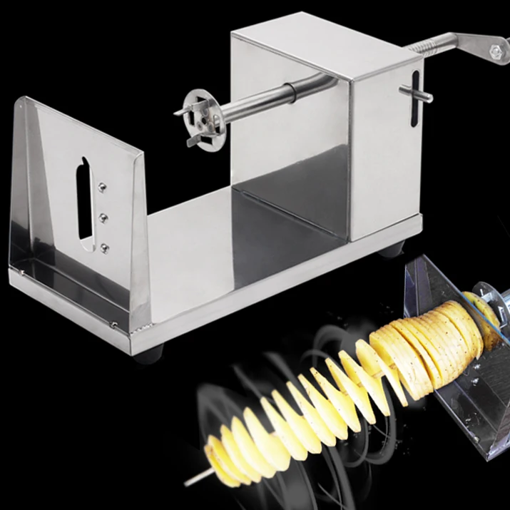 Stainless steel manual Tornado potato cutter Twisted potatoes slicer spiral French Fries cutting chips machine Hot Dog Chopper
Stainless steel manual Tornado potato cutter Twisted potatoes slicer spiral French Fries cutting chips machine Hot Dog Chopper