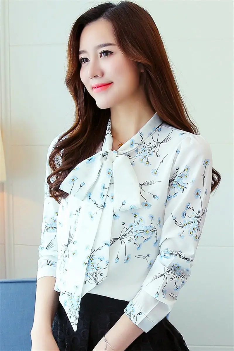 2019 Women bow Spring Autumn Tops elegant office OL Shirts Ladies Floral Chiffon Blouse Femme Long Sleeve Plus Size Blusas
2019 Women bow Spring Autumn Tops elegant office OL Shirts Ladies Floral Chiffon Blouse Femme Long Sleeve Plus Size Blusas