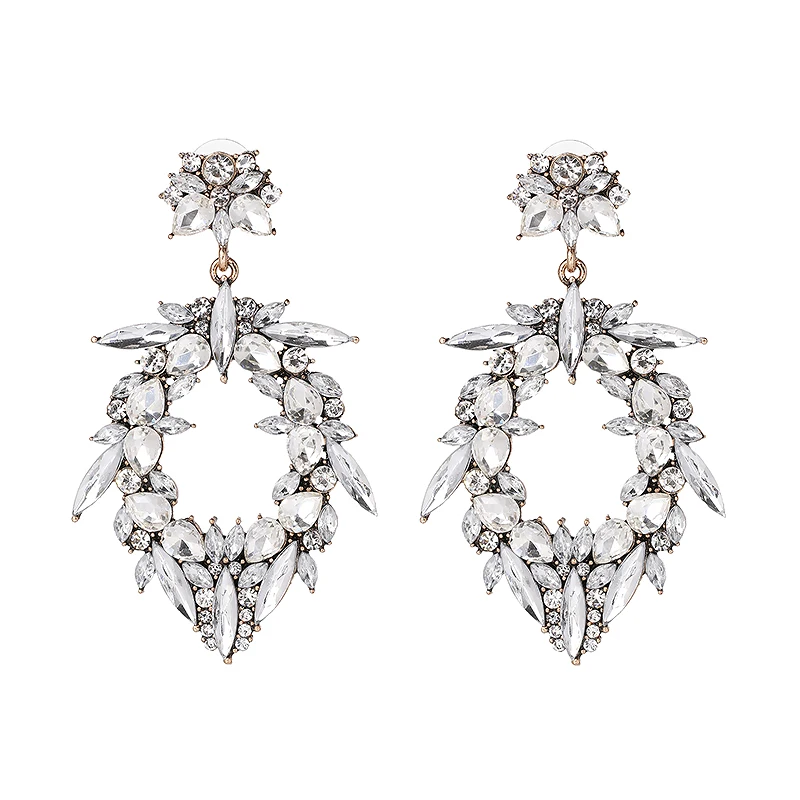 Wholesale Created Crystal Dangle Earrings For Women Wedding Party Bridal Accessories Long New Gold Jewelry Party Earring
Wholesale Created Crystal Dangle Earrings For Women Wedding Party Bridal Accessories Long New Gold Jewelry Party Earring