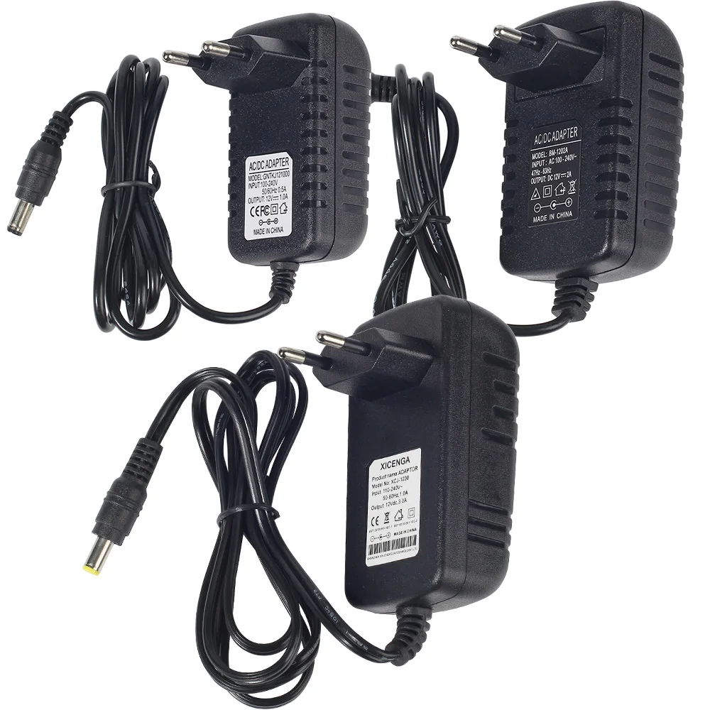 DC12V 1A 2A 3A Adapter power supply LED Transformer for LED string LED strip Light ,Bar Light,US/EU for choice
DC12V 1A 2A 3A Adapter power supply LED Transformer for LED string LED strip Light ,Bar Light,US/EU for choice