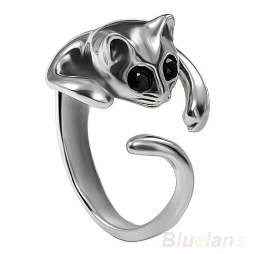 Хит продаж 1 шт. женские модные красивые кольца с серебряным покрытием