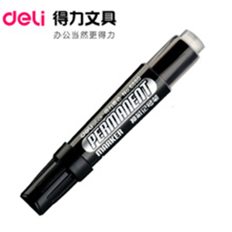 

DL 6826 small double head oil mark pen card with 2 black line pen big head CD-ROM Stationery for office supplies students
