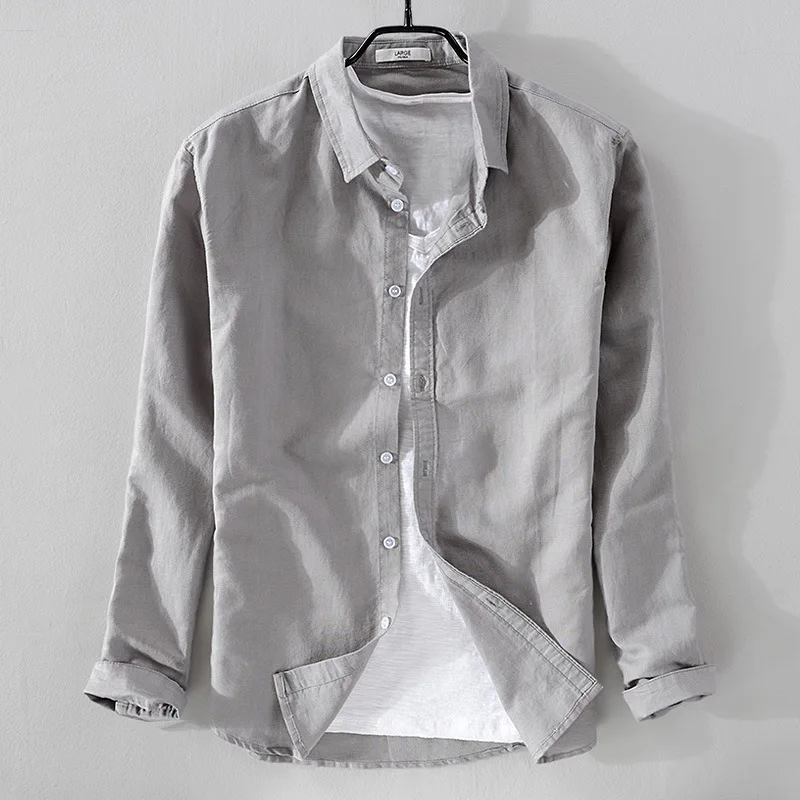 HO 2020 new cotton long sleeve shirt Leisure comfortable the joker youth linen shirts
HO 2020 new cotton long sleeve shirt Leisure comfortable the joker youth linen shirts