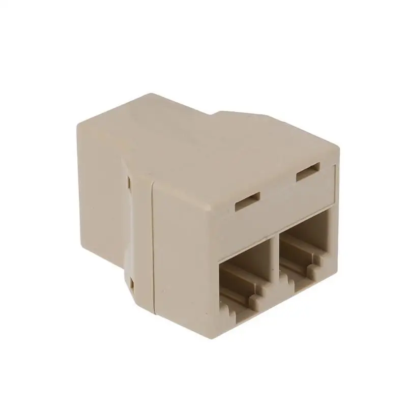 1 to 2 RJ11 Telephone Wire Splitter Converter Adapter Wire Connector Y Splitter Adapter Connector Beige Best Promotion 2019
1 to 2 RJ11 Telephone Wire Splitter Converter Adapter Wire Connector Y Splitter Adapter Connector Beige Best Promotion 2019